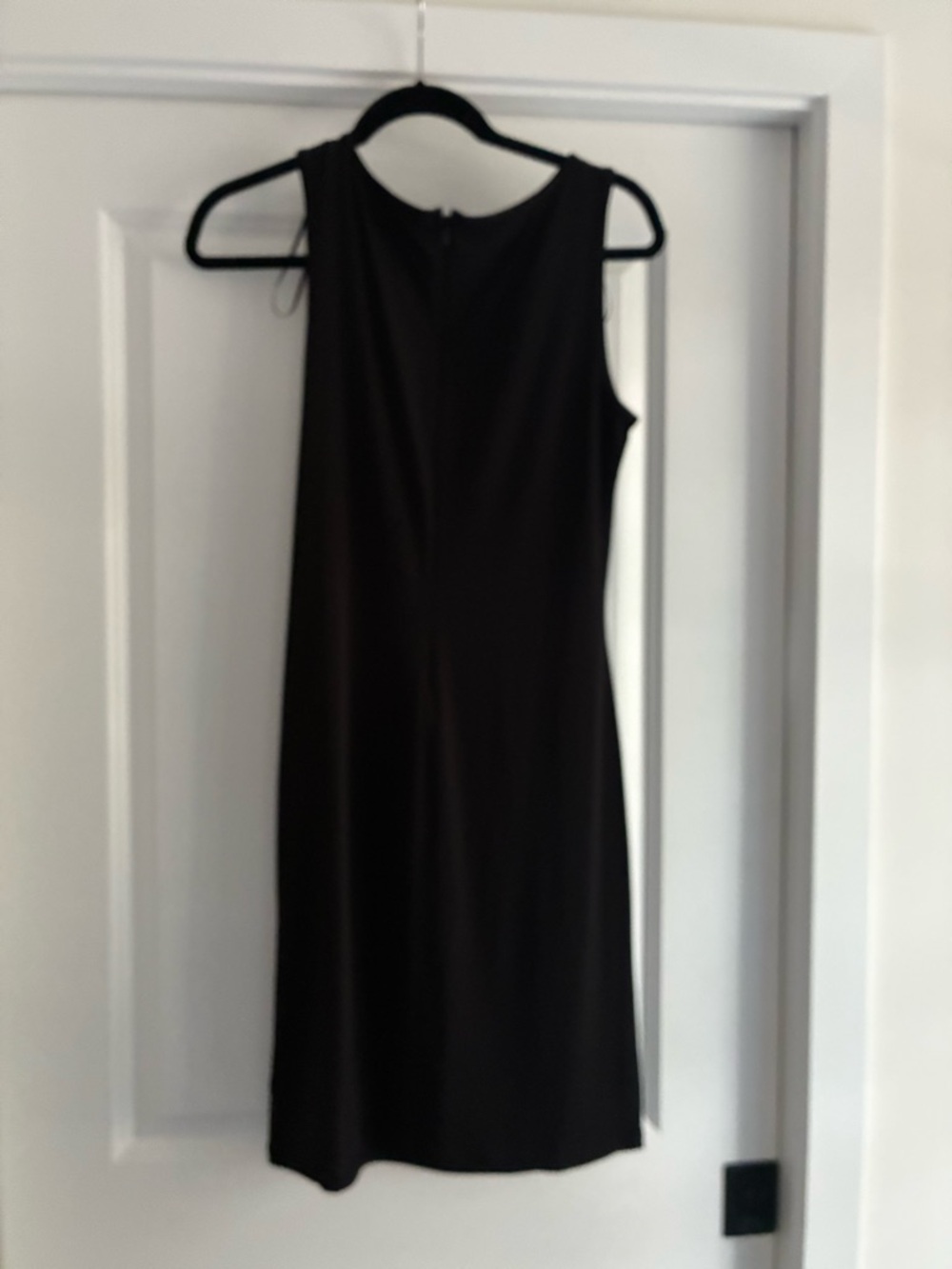 Michael Kors Black Sleeveless Midi Sheath Dress- size M - Picture 2 of 5